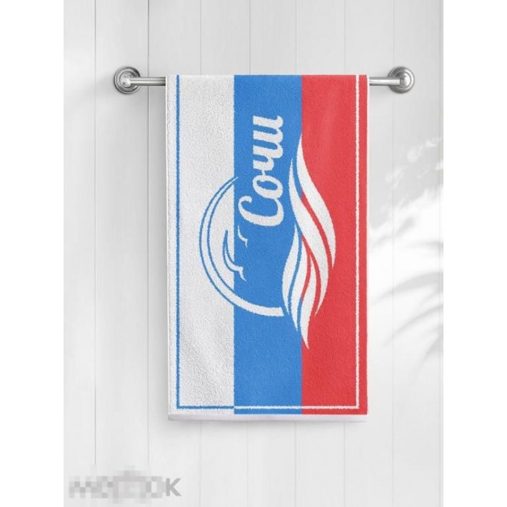 Полотенце для бани 70х130 махровое 420 г/м2 разноцветное Донецкая мануфактура