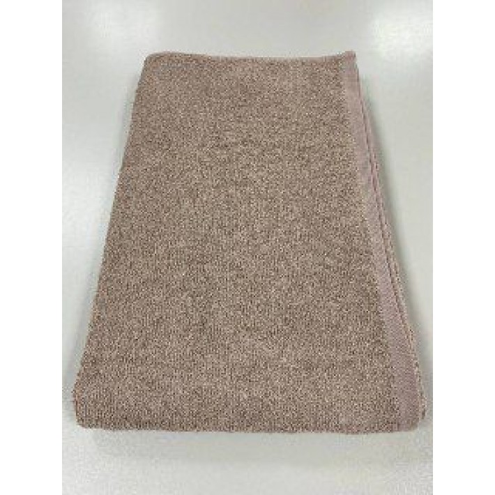 Полотенце для бани 70х130 махровое 365 г/м2 коричневое Донецкая мануфактура