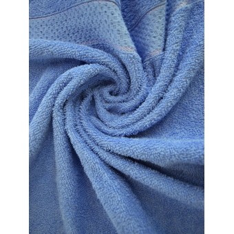 Полотенце     для бани 70х130   махровое  360 г/м2     голубое   Донецкая мануфактура  