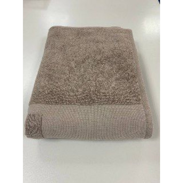 Полотенце для бани 70х140 махровое 500 г/м2 коричневое Донецкая мануфактура