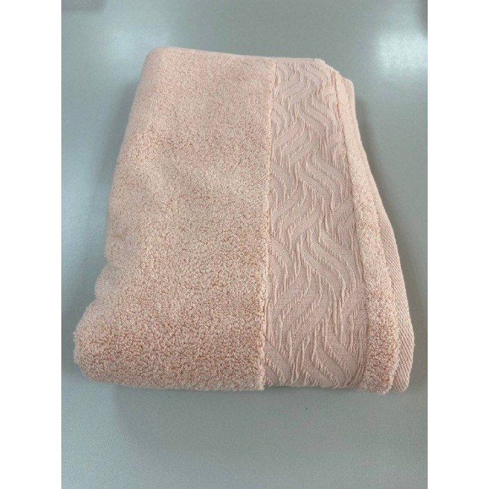 Полотенце для бани 70х120 махровое 650 г/м2 бежевое Донецкая мануфактура