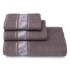Marble pattern ПЛ-3501-5240-1 Полотенце 70*130 цв.17-2601 уценка