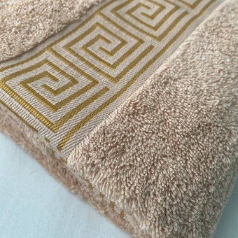 Meandro ПЦ-1801-3835 Полотенце 70*120 цв.436 (бежевый) уценка