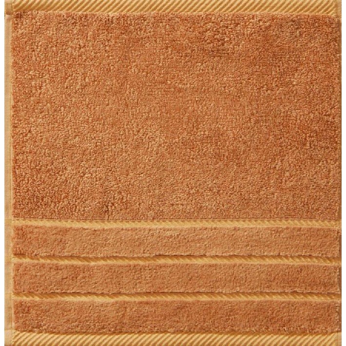 Полотенце для бани 70х140 махровое 650 г/м2 оранжевое Донецкая мануфактура