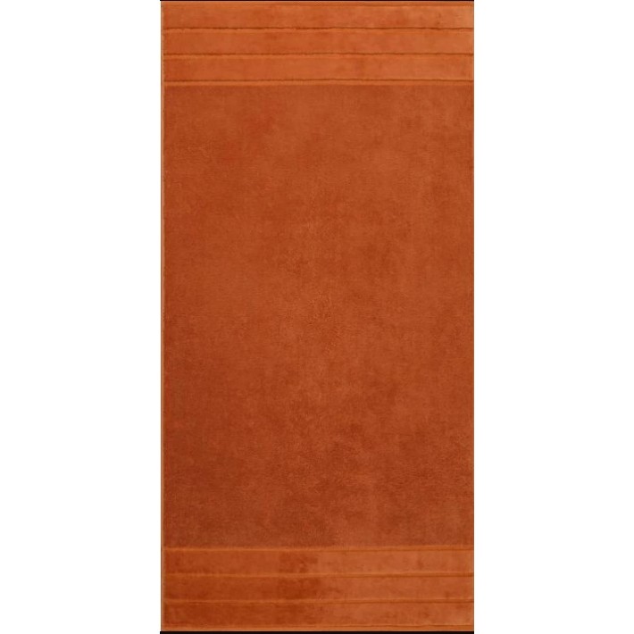 Полотенце для бани 70х140 махровое 650 г/м2 оранжевое Донецкая мануфактура