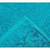 Полотенце для бани 70х130 махровое 460 г/м2 голубое Донецкая мануфактура Sfarzoso