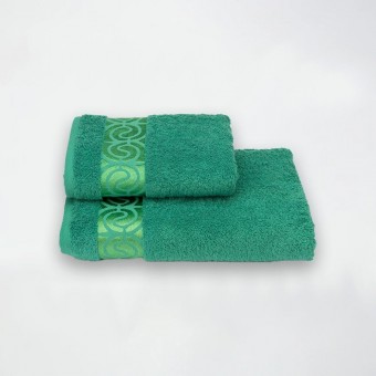 Полотенце     для бани 70х130   махровое  460 г/м2     зеленое   Донецкая мануфактура Le colonne 