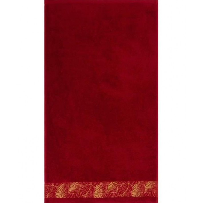 Полотенце для бани 70х130 махровое 460 г/м2 красное Донецкая мануфактура Albero relitto