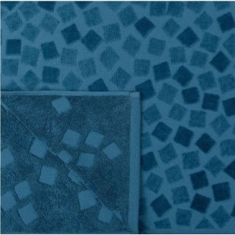 Полотенце     для бани 70х130   махровое  460 г/м2     синее   Донецкая мануфактура Piccolo mosaico