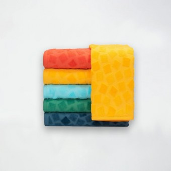 Полотенце     для бани 70х130   махровое  460 г/м2     голубое   Донецкая мануфактура Piccolo mosaico