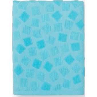 Полотенце     для бани 70х130   махровое  460 г/м2     голубое   Донецкая мануфактура Piccolo mosaico