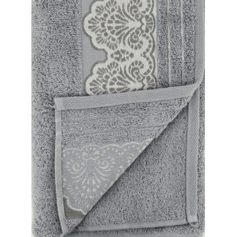 Полотенце     для бани 70х130   махровое  460 г/м2     серое   Донецкая мануфактура Salvietta