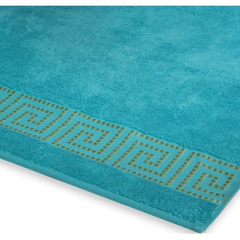 Полотенце     для бани 70х130   махровое  460 г/м2     голубое   Донецкая мануфактура Mito greco