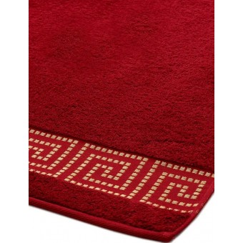 Полотенце     для бани 70х130   махровое  460 г/м2     красное   Донецкая мануфактура Mito greco