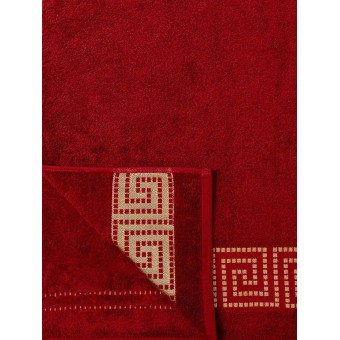 Полотенце     для бани 70х130   махровое  460 г/м2     красное   Донецкая мануфактура Mito greco