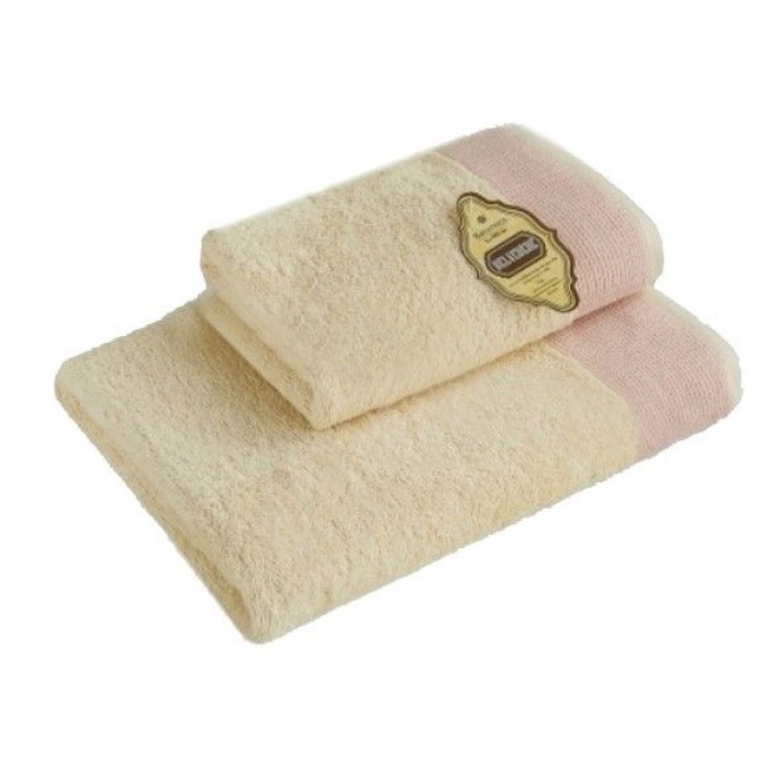 Полотенце для бани 70х130 махровое 500 г/м2 бежевое Донецкая мануфактура