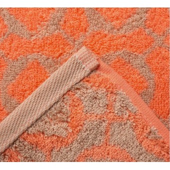 Полотенце     для бани 70х130   махровое  460 г/м2     оранжевое   Донецкая мануфактура Rhombus