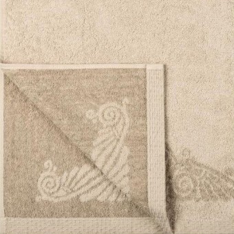 Полотенце     для бани 70х140   махровое  500 г/м2     бежевое   Донецкая мануфактура Linteo