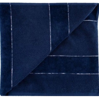 Полотенце     для бани 70х140   махровое  480 г/м2     синее   Донецкая мануфактура Quarzo