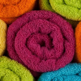 Полотенце     для лица 50х90   махровое  360 г/м2     зеленое   Донецкая мануфактура