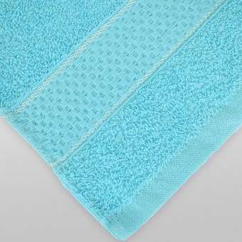 Полотенце     для лица 50х90   махровое  325 г/м2     голубое   Донецкая мануфактура