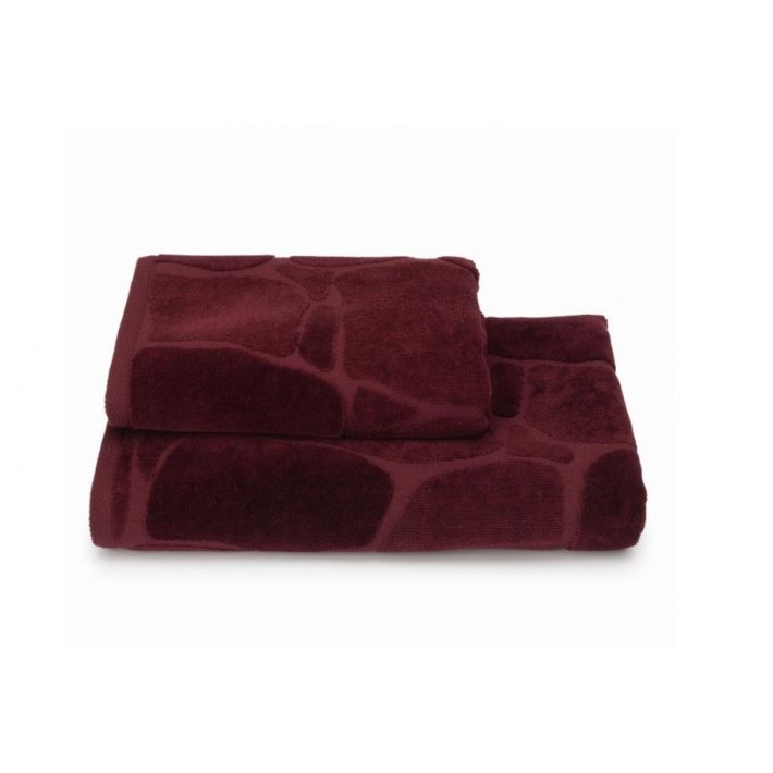 Полотенце для лица 50х90 махровое 460 г/м2 бордовое Донецкая мануфактура