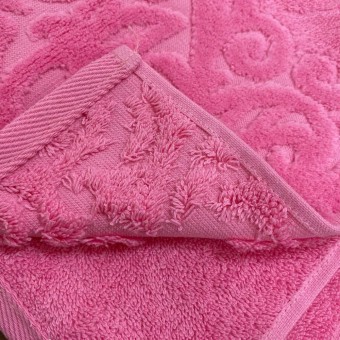 Полотенце     для лица 50х90   махровое  460 г/м2     розовое   Донецкая мануфактура  