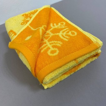 Полотенце     для лица 50х90   махровое  480 г/м2     желтое   Донецкая мануфактура