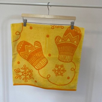 Полотенце     для лица 50х90   махровое  480 г/м2     желтое   Донецкая мануфактура