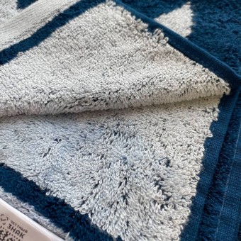 Полотенце     для лица 50х90   махровое  480 г/м2     синее   Донецкая мануфактура