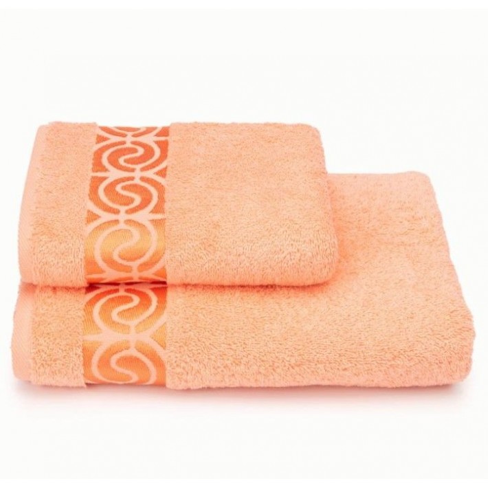 Полотенце для лица 50х90 махровое 460 г/м2 Персиковый Донецкая мануфактура