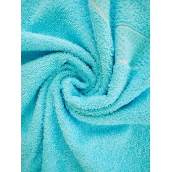 Полотенце      30х60   махровое  380 г/м2     Голубой   ПромТекс  