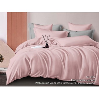 Пододеяльник      175х215  двуспальный из сатина       розовый  однотонный Гелиос  