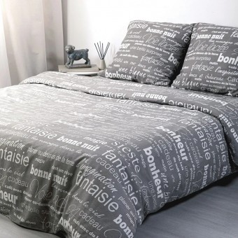 Пододеяльник      175х215  двуспальный из бязи         Рисунок Ночь Нежна