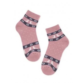 Носки теплые женские    23 размер          розовые   Брестские  