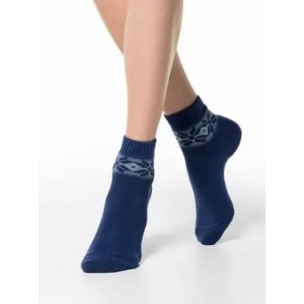 Носки теплые женские    23 размер          Темно-синий   Брестские  