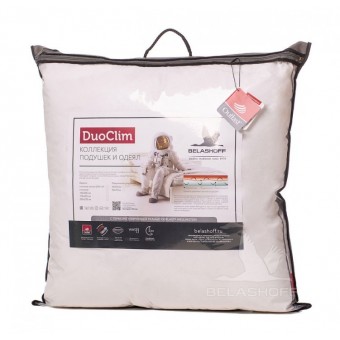 Подушка     для сна 70х70   из тика      силиконизированное волокно белая   BELASHOFF