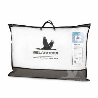 Подушка     для сна 50х70   из тика      пух белая   BELASHOFF