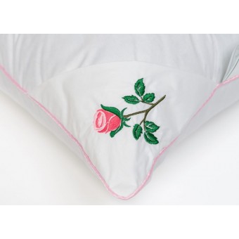 Подушка     для сна 68х68   из тика      пухоперовая смесь белая   NatureS