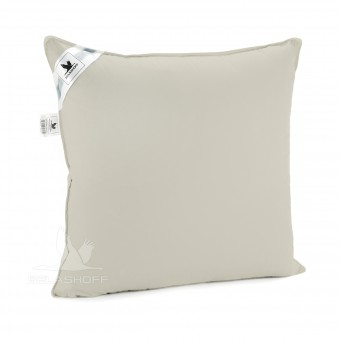 Подушка     для сна 68х68   из сатина      пух серая   BELASHOFF  