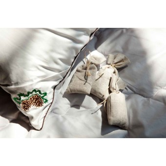 Подушка     для сна 50х70   из сатина      бамбук    NatureS