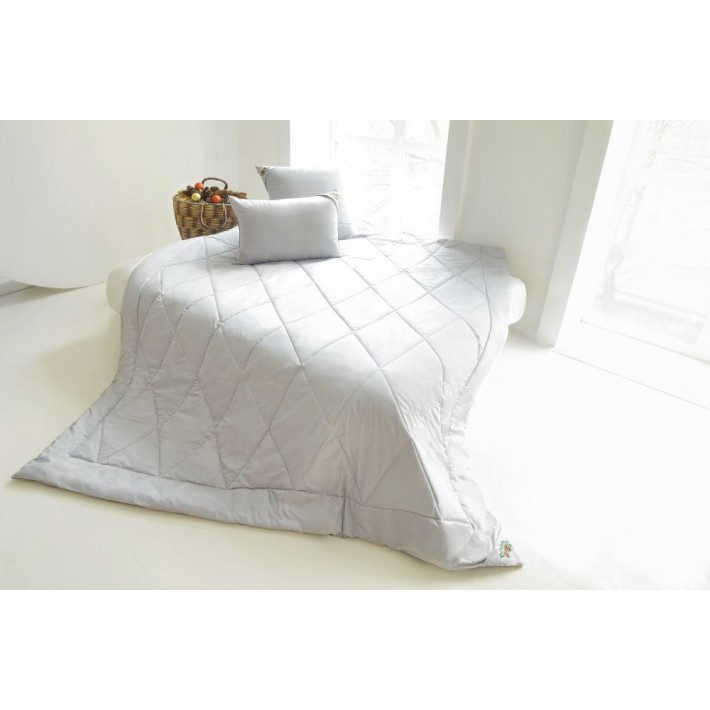 Одеяло 200х220 евро из сатина 200 г/м2 бамбук NatureS