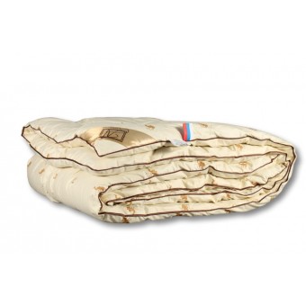 Одеяло     для сна 200х220  евро из тика  400 г/м2    шерсть верблюжья, силиконизированное волокно    AlViTek