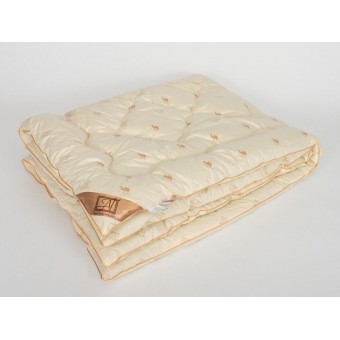 Одеяло     для сна 140х205  1,5 спальное из тика  400 г/м2    шерсть верблюжья, силиконизированное волокно    AlViTek