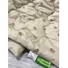 Одеяло для сна 140х205 1,5 спальное из тика 300 г/м2 шерсть овечья, силиконизированное волокно AlViTek