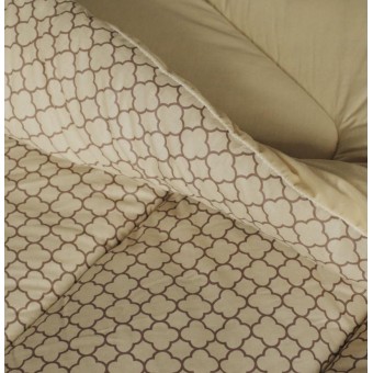 Одеяло     для сна 200х220  евро из поплина  400 г/м2    шерсть овечья, силиконизированное волокно    KARIGUZ