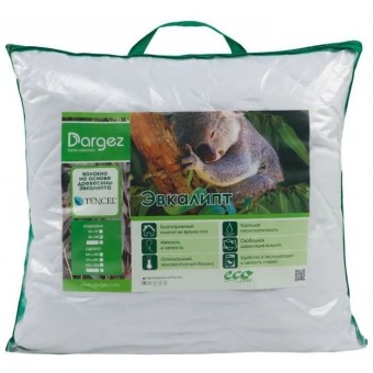 Подушка     для сна 70х70   из микрофибры      эвкалиптовое волокно    ДАРГЕЗ