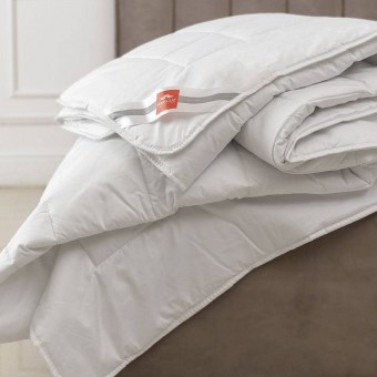 Одеяло     для сна 150х200  1,5 спальное Искуственный шелк, из хлопка  150 г/м2    Нанофайбер    KARIGUZ