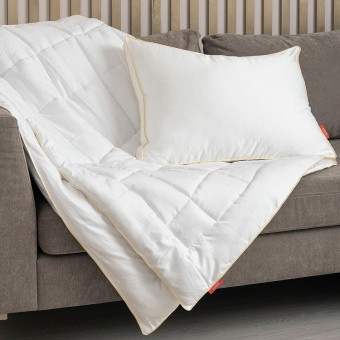 Подушка     для сна 50х70   из микрофибры      силиконизированное волокно белая   KARIGUZ  