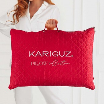 Подушка     ортопедическая 50х70         силиконизированное волокно белая   KARIGUZ